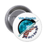 Newt Gingrich - la limite du ciel Pin's