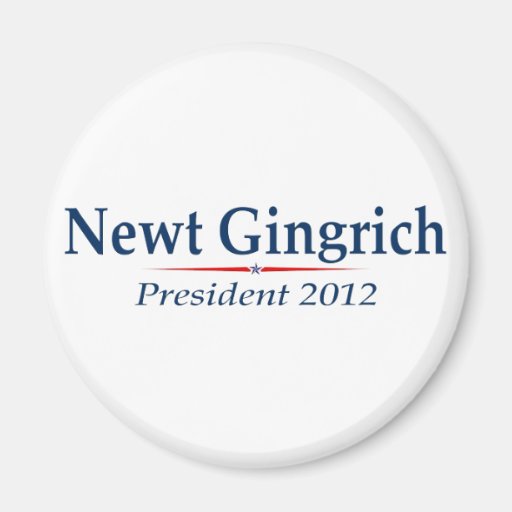 Newt Gingrich President 2012 (v103) Refrigerator Magnet