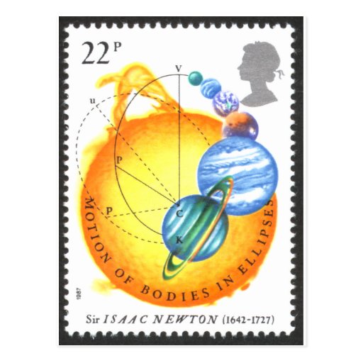 Newton Orbits Postcards