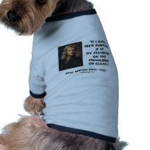 Newton Standing On The Shoulders Of Giants Doggie Tshirt