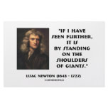 Newton Standing On The Shoulders Of Giants stationery