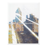NEWYORK Sun-Rized Stretched Canvas Print
