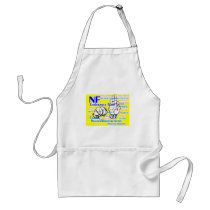 nf endurance team design in yellow apron