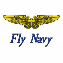 NFO s'envole W/F-4 et marine de mouche Polo Brodé
