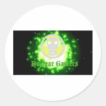 NG Nuclear Gamers Round Stickers