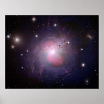 NGC1275 perseus galaxy NASA Poster