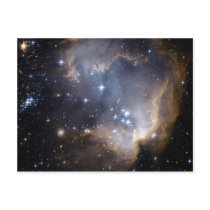 NGC 602 bright stars in the Milky Way Post Card