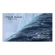Niagara Fall closeup Business Card