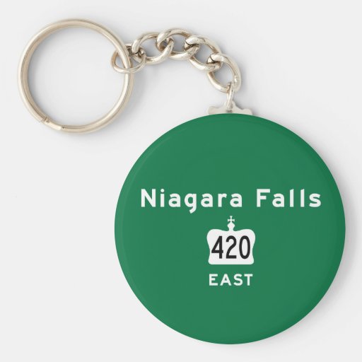 Niagara Falls 420 Keychain