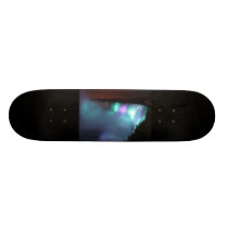 Niagara Falls Canada Night Purple Aqua Skateboard skateboards