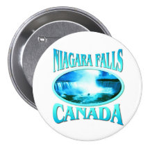 Niagara Falls Canada Pinback Button