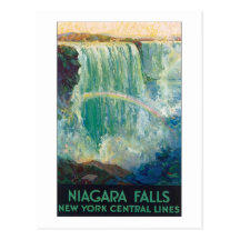 Niagara Falls New York Central Lines Postcards