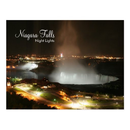 Niagara Falls, Night Lights - Post Cards