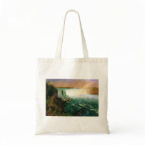 Niagara falls painting art artist Albert Bierstadt Bags
