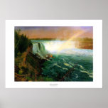 Niagara falls painting art artist Albert Bierstadt Print