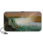 Niagara falls painting art artist Albert Bierstadt iPod Speaker