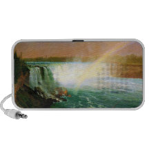 Niagara falls painting art artist Albert Bierstadt iPod Speaker