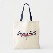 Niagara Falls Script Bags