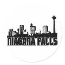 Niagara Falls Skyline Sticker
