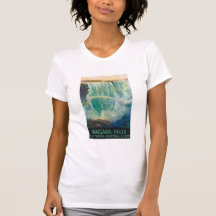 Niagara Falls Vintage Travel Poster T-shirts