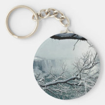Niagara Falls winter, Ontario, Canada Key Chains