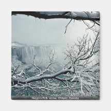 Niagara Falls winter, Ontario, Canada Fridge Magnets
