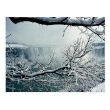 Niagara Falls winter, Ontario, Canada Post Card
