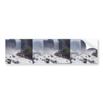 Niagra Falls And View Of American Side From Canada Bumper Stickers
