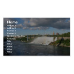 Niagra Falls And View Of American Side From Canada Business Card Template