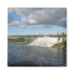 Niagra Falls And View Of American Side From Canada Refrigerator Magnet