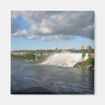 Niagra Falls And View Of American Side From Canada Refrigerator Magnet