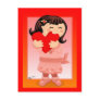 Nibbling Heart Postcard