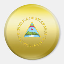 Nicaragua Coat of Arms Refrigerator Magnet