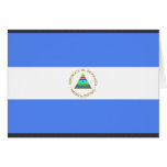 Nicaragua Flag Card