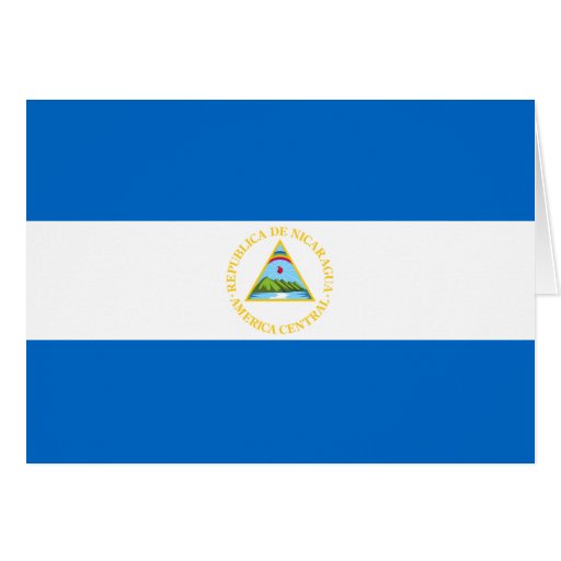 Nicaragua Flag Greeting Cards