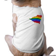 NICARAGUA GAY PRIDE DOG TSHIRT