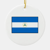 Nicaragua – Nicaraguan Flag Christmas Ornament