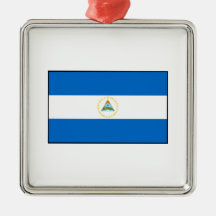 Nicaragua – Nicaraguan Flag Christmas Ornaments