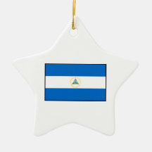 Nicaragua – Nicaraguan Flag Christmas Tree Ornament