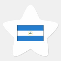 Nicaragua – Nicaraguan Flag Star Stickers