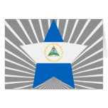 Nicaragua Star Greeting Card
