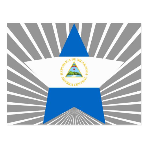 Nicaragua Star Postcard