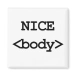 nice body html code magnets