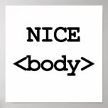 nice body html code print