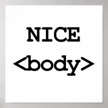 nice body html code print