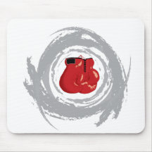 Nice Box Circular Grunge Mousepad