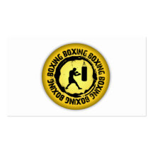 Nice Boxing Seal Business Cards