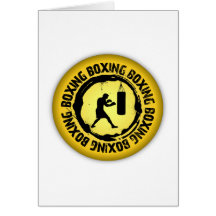 Nice Boxing Seal Greeting Card
