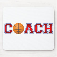 Nice Coach Basketball Insignia Mousepads