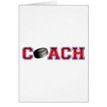Nice Coach Hockey Insignia Card